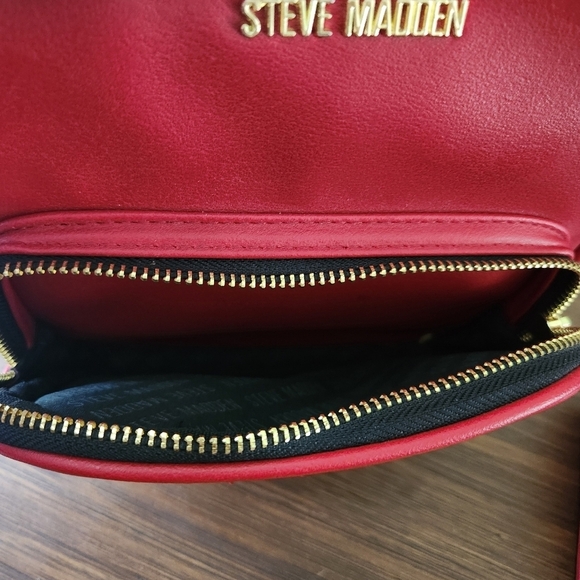 Red Steve Madden Mini Backpack Purse Set - Picture 6 of 11
